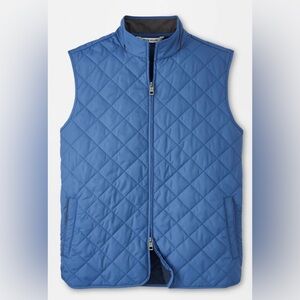 Peter Millar - Essex Quilted Travel Vest - Astral Blue - Men’s Medium